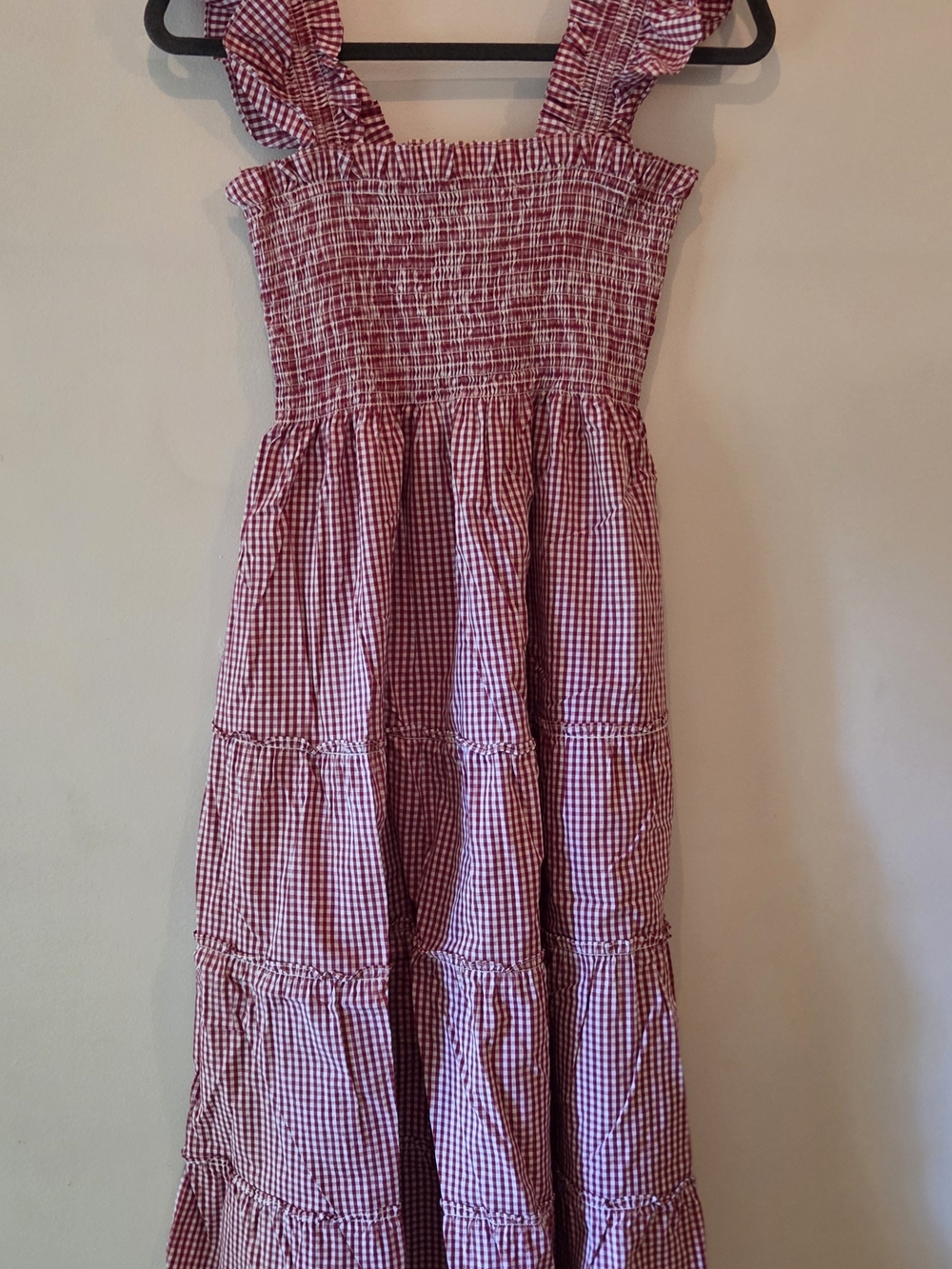 Hill House Nantucket Red Gingham Smocked Sundress